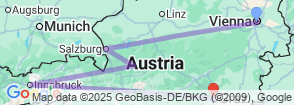 Tour route map