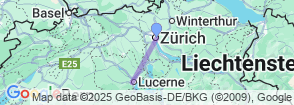 Tour route map