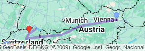Tour route map