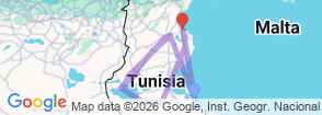 Tour route map