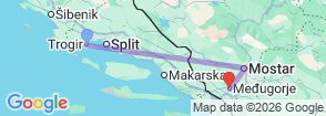 Tour route map