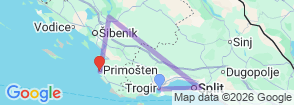Tour route map