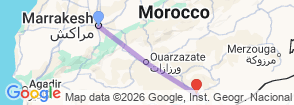 Tour route map