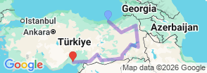 Tour route map