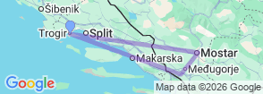Tour route map
