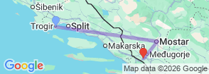 Tour route map