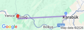 Tour route map