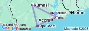 Tour route map