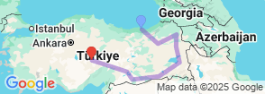 Tour route map