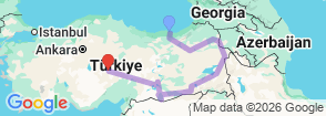 Tour route map