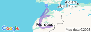 Tour route map