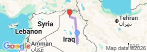 Tour route map