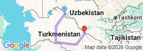 Tour route map