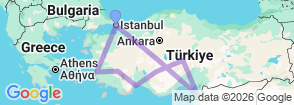 Tour route map