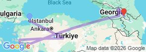 Tour route map