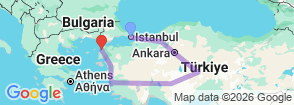Tour route map