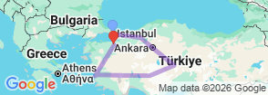 Tour route map