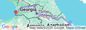 Tour route map