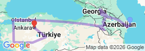 Tour route map