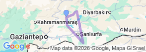 Tour route map