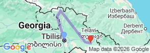 Tour route map
