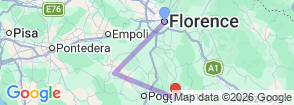 Tour route map