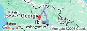 Tour route map