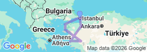 Tour route map