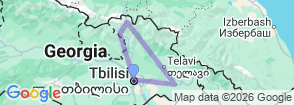 Tour route map