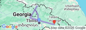 Tour route map