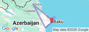 Tour route map