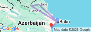 Tour route map
