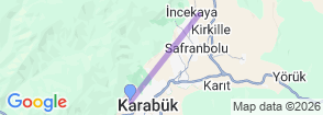 Tour route map