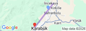 Tour route map