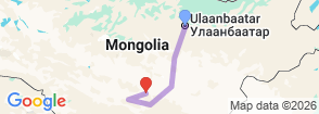 Tour route map