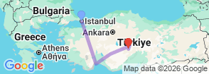 Tour route map