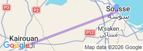 Tour route map