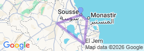 Tour route map