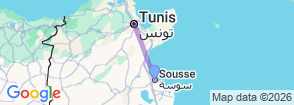 Tour route map