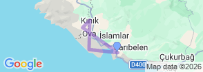 Tour route map