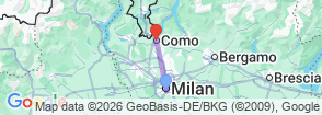 Tour route map
