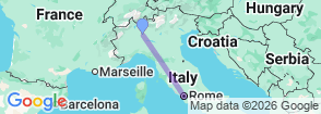 Tour route map