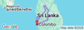 Tour route map