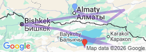 Tour route map
