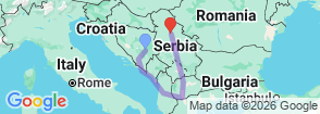 Tour route map