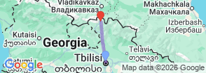Tour route map
