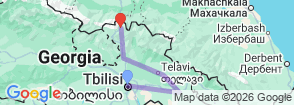 Tour route map