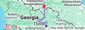 Tour route map