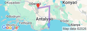 Tour route map