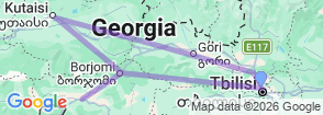 Tour route map